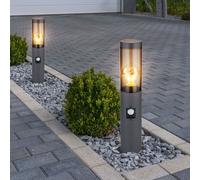 Piantana Lampada per Esterni Luce con Piedistallo Movimento Antracite Rauch E27