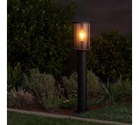 Piantana Lampada per Esterni Luce con Piedistallo Patio Intemperie 1 Fiamma H