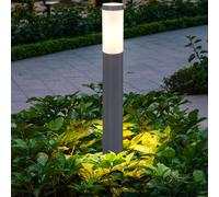 Piantana Lampada per Esterni Zoccolo Lampada Cortile Intemperie Inox LED [EEK: F]