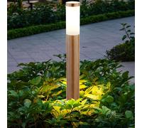 Piantana Lampada per Esterni Zoccolo Lampada Cortile Intemperie Inox LED [EEK: F]