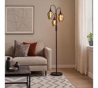 Piantana Lampada Sala Pranzo Lampada Tavolo Vetro Oro H 165 CM [EEK: Inaditato]