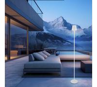 Piantana Lampada Tavolo LED per Esterni Bianco Opale Regolatore Touch Batteria [EEK: F]