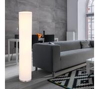 Lampada Da Terra Lampada In Tessuto Bianca Per Camera Da Letto LED H 110 Cm [EEK: Non valutato]