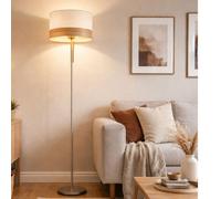 Piantana Lampada Tavolo Simil Legno E27 Lampada Letto H 170 CM [EEK: Non valutato]