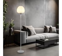 Piantana Lampada Tavolo Vetro Bianco Opaco Biglight [EEK: Non valutato]