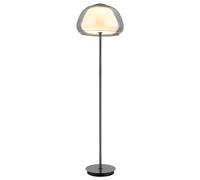 Piantana Lampada Ufficio LED Metallo Cromati Fernbed. H 150 CM