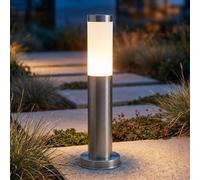 Piantana Lampade da Percorso per Esterni LED Giardino Terrazza Acciaio Inox