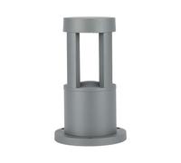 Piantana Lampione LED Piantana Alluminio Grigio Zone All'Aperto IP65 H 25 CM [EEK: Inaditato]