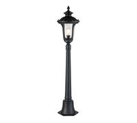 Piantana Lanterna Lampade da Percorso Giardino Esterni Alluminio Vetro H 115cm