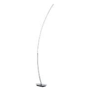 Piantana LED, metallo, alluminio spazzolato, 15x35x158 cm, Solo