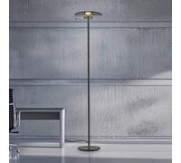 Piantana LED PURE Vitrum, grigio alluminio/vetro, dimmer touch Pure