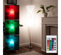 Piantana LED RGB Cambiacolore Dimmerabile Lampada da Scrivania Nichel [EEK: F]