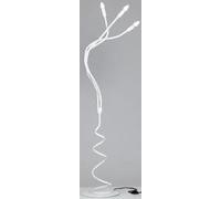 PIANTANA LOVER BIANCA 3 LUCI ATTACCO E14 120X165CM IN METALLO E SILICONE FLESSIBILE