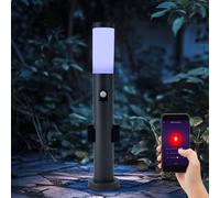 Piantana Luce con Piedistallo Esterno Presa Giardino Regolatore Movimento Smart [EEK: F]