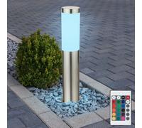 Luce per Esterni con Piedistallo Piantana RGB LED Telecomando Dimmerabile Inox [EEK: F]