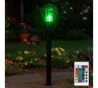 Lampada per Esterni Piantana Dimmerabile Telecomando LED Lampione Acciaio Inox