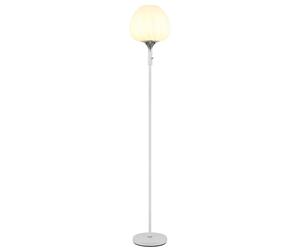 Piantana Maxy Ø 29 x 165 cm metallo bianco satinato Bianco