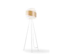 Piantana Moderna 3 Piedi Bea Polilux ® New Gold E Metallo 1 Luce E27