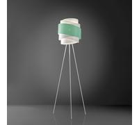 Piantana Moderna 3 Piedi Bea Polilux ® Verde Pastello E Metallo 1 Luce E27 [EEK: A++]
