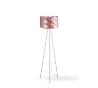 Piantana Moderna 3 Piediprisma Polilux ® Pink Metal E Metallo 1 Luce E27
