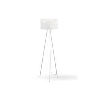 Piantana Moderna Amanda Polilux ® Bianco E Metallo 1 Luce E27