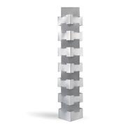 Lampada Da Terra Moderna 1 Luce Building In Polilux Silver Made In Italy [EEK: A++]