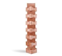 Lampada Da Terra Moderna 1 Luce Building In Polilux Rame Made In Italy [EEK: A++]