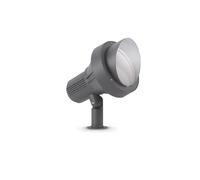 Piantana Moderna Da Esterno Terra Alluminio Antracite 1 Luce E27
