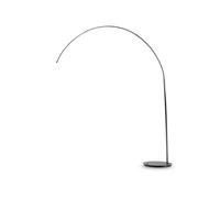 Piantana Moderna Dorsale Metallo Nero 1 Luce E27