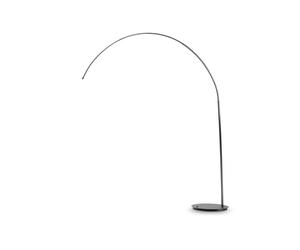 Piantana Moderna Dorsale Metallo Nero 1 Luce E27 [EEK: A++]