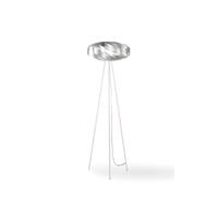 Piantana Moderna Flat Polilux ® Argento E Metallo 1 Luce E27