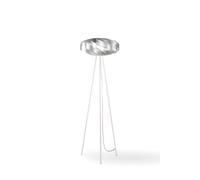 Piantana Moderna Flat Polilux ® Argento E Metallo 1 Luce E27 [EEK: A++]