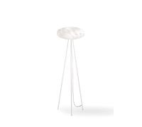 Piantana Moderna Flat Polilux ® Bianco E Metallo 1 Luce E27 [EEK: A++]