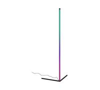 Piantana Moderna Frameless Metallo Nero Led Integrato 24W 4000K