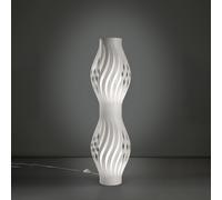 Piantana Moderna Helios Polilux ® Bianco 2 Luci E27 H123Cm [EEK: A++]