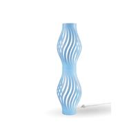 Piantana Moderna Helios Polilux ® Blu Pastello 2 Luci E27 H123Cm