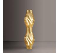 Piantana Moderna Helios Polilux ® New Gold 2 Luci E27 H123Cm [EEK: A++]