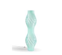 Lampada Da Terra Totem Helios 1 Luce In Polilux Verde Made In Italy