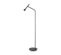 Piantana moderna led design nero a 1 luce per soggiorno sala DL1688