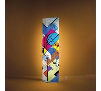 Piantana Moderna Litos Polilux ® Grafica Art 1 Luce Led 18W 3000K