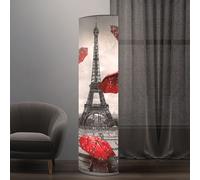 Piantana Moderna Litos Polilux ® Grafica Paris 1 Luce Led 18W 3000K