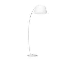 Piantana Moderna Pagoda Metallo Bianco 1 Luce E27