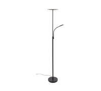 Briloner - Lampada da terra con testa flessibile e braccio di lettura, dimmerabile all'infinito, CCT da bianco caldo a bianco freddo, lampada da terra, 179 cm, antracite