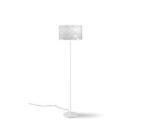 Piantana Moderna Prisma Polilux ® Bianco E Metallo 1 Luce E27