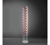 Lampada Da Terra Moderna 3 Luci Prisma Polilux Rosa Metallico H155 Made In Italy [EEK: A++]