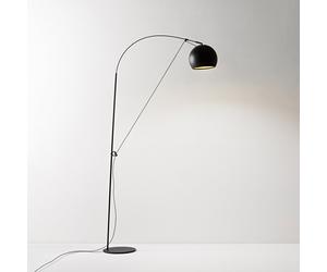 Piantana Moderna Pulley Metallo Oro E Nero Opaco 1 Luce E27