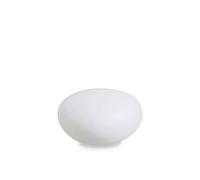 Piantana Moderna Sasso Materie Plastiche Bianco 1 Luce E27 D33Cm