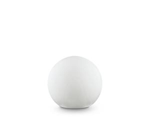 Piantana Moderna Sole Materie Plastiche Bianco 1 Luce E27 D30Cm