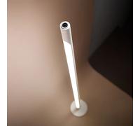 Piantana In Metallo Moderna Stick Bianco Led