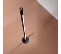 Piantana Moderna Stick Metallo Nero Acrilico Led 22W 3000K